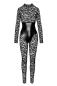 Preview: F299 Enigma Spitzencatsuit mit Unterbrustmieder