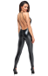 Preview: F306 Mirage Catsuit mit Strass-Schmuckkette auf dem Rücken