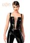 Preview: F379 Dominae Frontbind PVC corset top