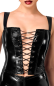 Preview: F379 Dominae Frontbind PVC corset top