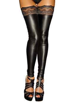 F135 Powerwetlook-Strümpfe