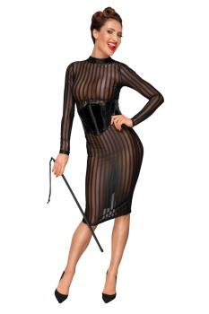 F193 PVC Korsett mit verstellbarer Schnürung am Rücken