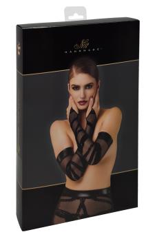 F361 Bondesque Opernhandschuhe mit Daumenschlaufe