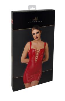 F364 Bombshell Minikleid mit Schnürung Rot