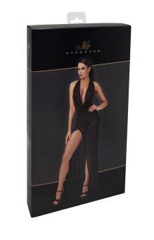 F373 Onyx Liquid Long dress