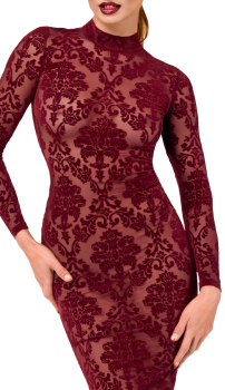 F384 Kink Royal Midikleid