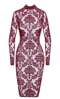 F384 Kink Royal Midikleid