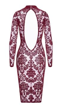 F384 Kink Royal Midikleid