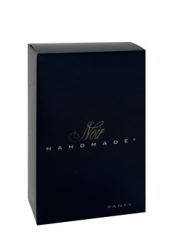 P014 Dominae PVC-Höschen mit silbernem Verschluss