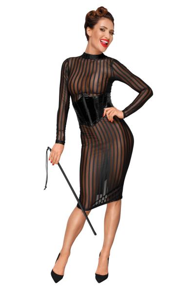 F193 PVC Korsett mit verstellbarer Schnürung am Rücken