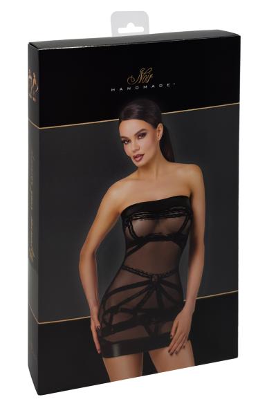 F359 Bondesque schulterfreies Minikleid