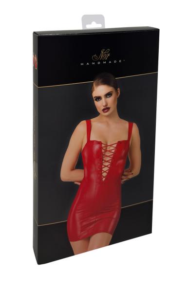 F364 Bombshell Minikleid mit Schnürung Rot