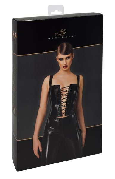 F379 Dominae Frontbind PVC corset top