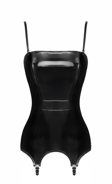 F381 Dominae Venom PVC-Korsettgürtel