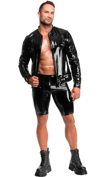 H094 Voltage PVC biker shorts