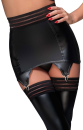 F156 Powerwetlook Strumpfgürtel mit elastischem Band
