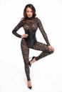 F299 Enigma Spitzencatsuit mit Unterbrustmieder