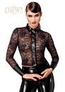 F377 Noirelle Lace Button-up Shirt